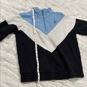 Fila Tri-Tone Quarter-Zip Sweatshirt